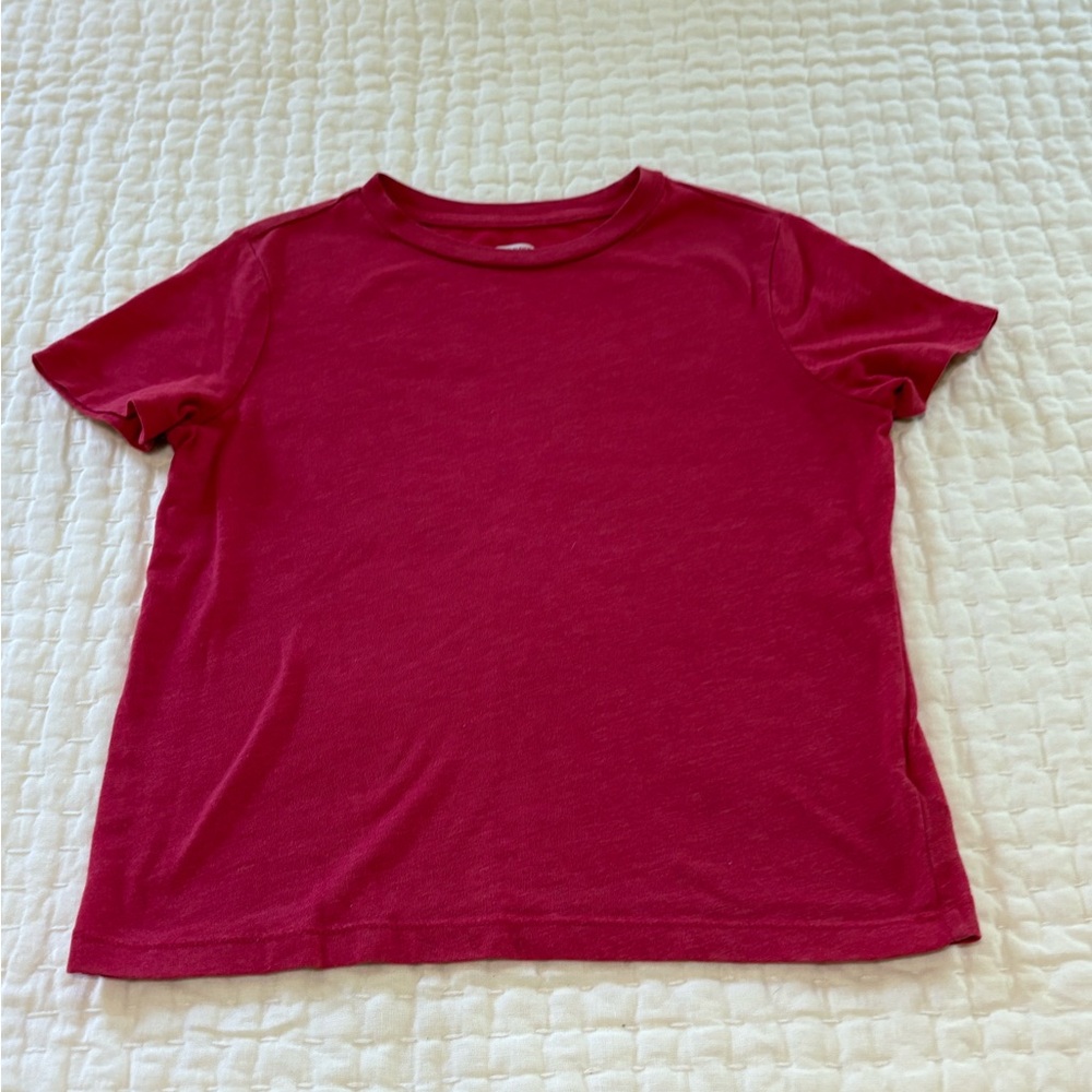 Kids Old Navy Basic Red T-Shirt